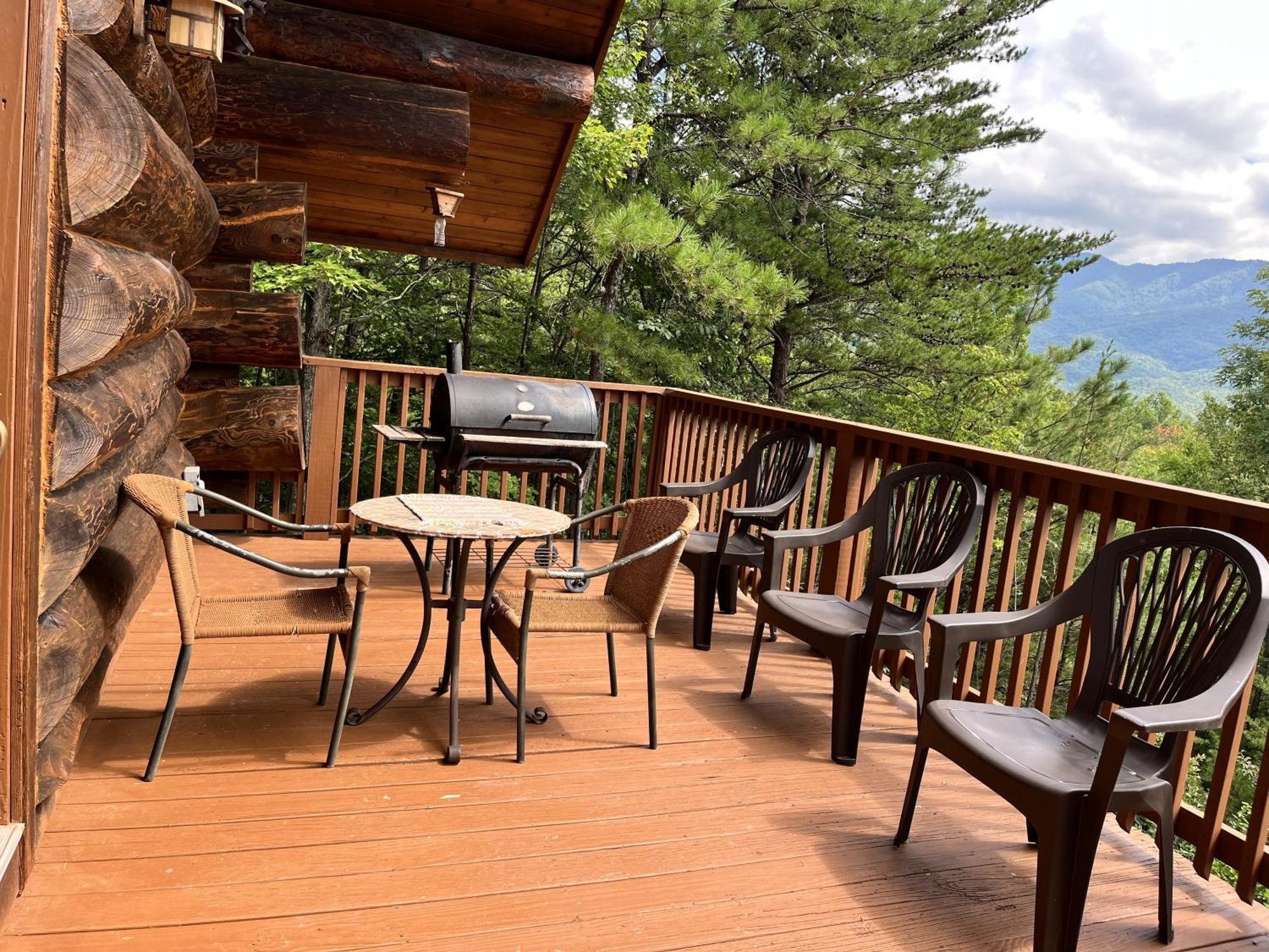 Infinite Views - Secluded With Mountain Views Cabin 蓋特林堡 外观 照片